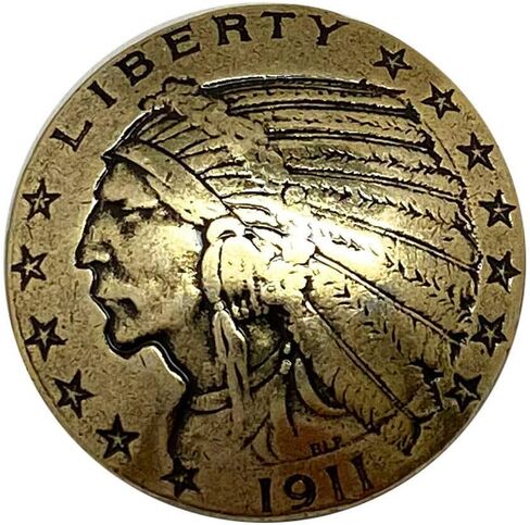 Antique Buffalo Nickel Reproduction Coin Conchos Size 7/8", Screw Back Concho (Buffalo Nickel) in Saudi Arabia