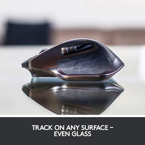 Logitech MX Master Wireless Mouse High-Precision Sensor, Speed-Adaptive Scroll Wheel, Easy-Switch up to 3 Devices - Meteorite (Renewed) in Saudi Arabia