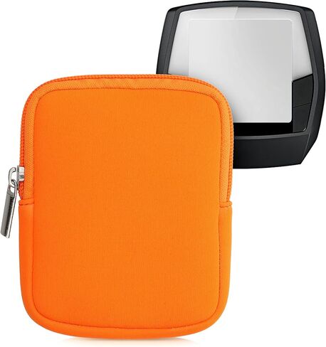 kwmobile Neoprene Case Compatible with Bosch Nyon 2 - Pouch with Zipper for Bike Display - Petrol in Saudi Arabia