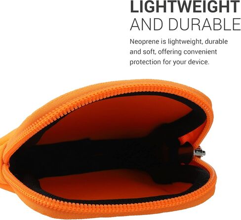 kwmobile Neoprene Case Compatible with Bosch Nyon 2 - Pouch with Zipper for Bike Display - Petrol in Saudi Arabia