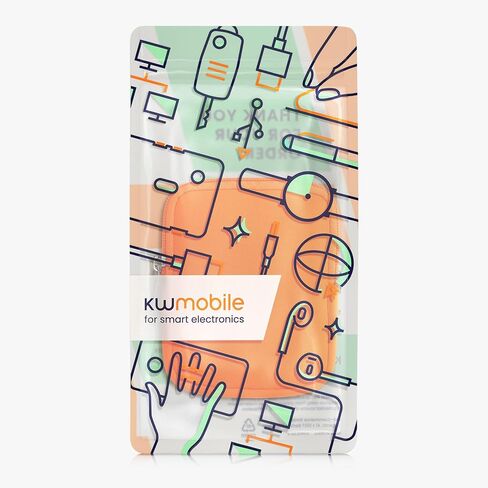 kwmobile Neoprene Case Compatible with Bosch Nyon 2 - Pouch with Zipper for Bike Display - Petrol in Saudi Arabia