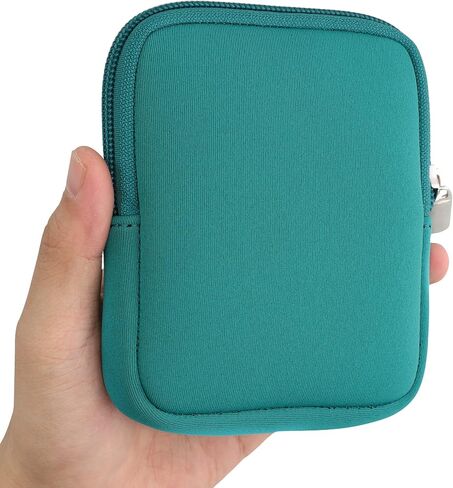 kwmobile Neoprene Case Compatible with Bosch Nyon 2 - Pouch with Zipper for Bike Display - Petrol in Saudi Arabia