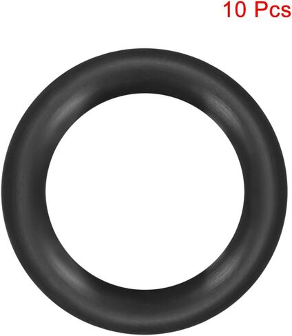uxcell Nitrile Rubber O-Rings 30mm OD 22mm ID 4mm Width, Metric Sealing Gasket for Automotive Machine Plumbing, Pack of 10 in Saudi Arabia