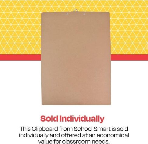 School Smart Art Clipboard with Clip, 15 x 20 Inches, Hardwood - 1442103 in Saudi Arabia