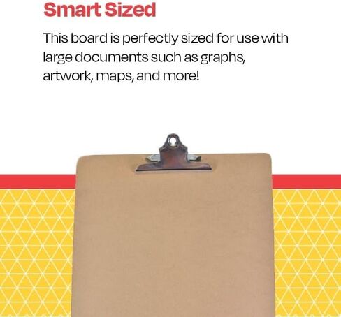 School Smart Art Clipboard with Clip, 15 x 20 Inches, Hardwood - 1442103 in Saudi Arabia