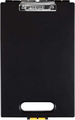 Dexas Clipcase Storage Clipboard with Handle, Black in Saudi Arabia
