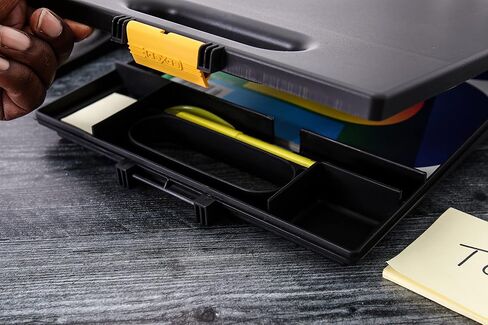 Dexas Clipcase Storage Clipboard with Handle, Black in Saudi Arabia