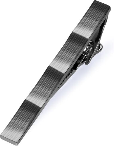 Tie Clip for Men Black, 2.5 Inch Tie Pins and Clips for Men Unique, Black Tie Bar Tie Pinch Tie Clasp Ideal for Father's Day Gift, Wedding Anniversary, Business Professional, Regular Ties in Kuwait