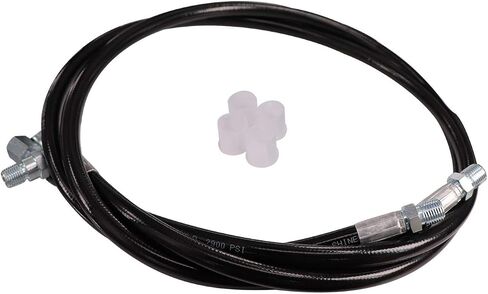Hydraulic Power Angle Hose & Fittings Replacement Kit for E47 Meyer Snow Plow Snowplow Blade Replaces OEM Part Numbers: 21855 25232 21856, 1304030, SNP6156 in Saudi Arabia