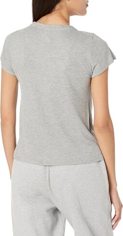 Steve Madden Women's Ribbed Short-Sleeve Sleep Tee in Saudi Arabia