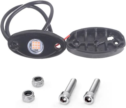 4 القرون الأرجواني LED أضواء الصخور طقم إضاءة تحت الماء IP68 لسيارة شاحنة ATV SUV الطرق الوعرة قارب Underbody توهج درب تلاعب مصباح in Kuwait