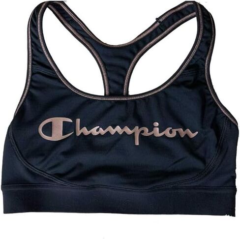 حمالة صدر رياضية أصلية للسيدات من Champion باللون الأسود والذهبي الوردي، مقاس صغير in Saudi Arabia