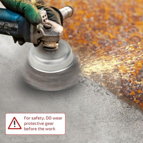 مجموعة من 15 فرشاة سلكية، مع ساق سداسية مقاس 1/4 بوصة، وفرشاة سلكية للمثقاب، وفرشاة سلكية للقالب لقمة الثقب، ومرفق فرشاة سلك من الفولاذ الكربوني لتنظيف الصدأ، وطلاء الشريط، والأسطح المصقولة، إلخ. in Kuwait