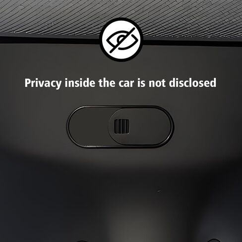 Webcam Cover Slide for TSL Model 3 Y X S Interior Cabin Camera; Ultra-Thin Camera Blocker Protector to Protect Privacy-3 Packs in Kuwait