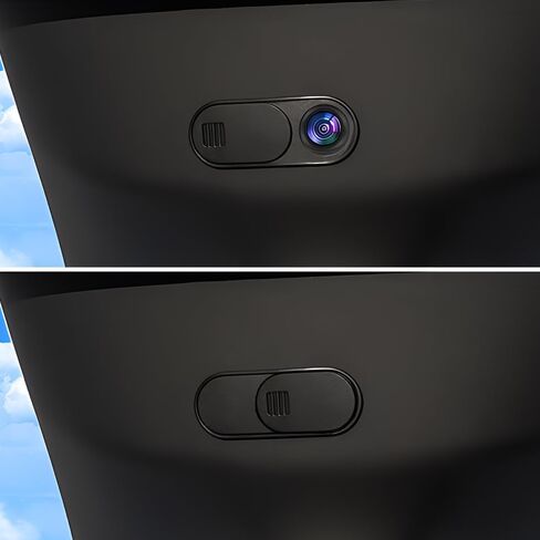 Webcam Cover Slide for TSL Model 3 Y X S Interior Cabin Camera; Ultra-Thin Camera Blocker Protector to Protect Privacy-3 Packs in Kuwait