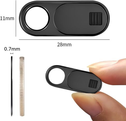 Webcam Cover Slide for TSL Model 3 Y X S Interior Cabin Camera; Ultra-Thin Camera Blocker Protector to Protect Privacy-3 Packs in Kuwait