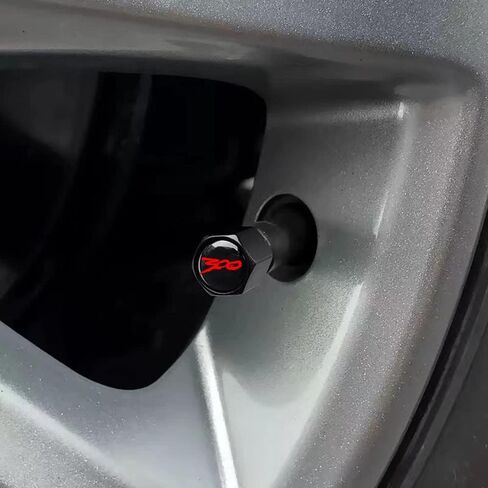 for Chrysler 300/C/ 300S Black Metal Tire Valve Stem Cap Covers Air Valve Cap Set Dust Proof Leak-Proof Air Cover Logo Styling Car Accessories(Pack of 5) in Saudi Arabia