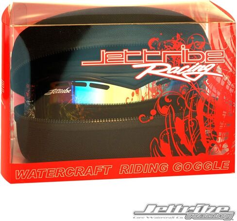 نظارات خوذة Jettribe للرياضات المائية - مجموعة عميقة بإطار عائم ضيق - نظارات مثالية لركوب الطائرات الورقية وركوب الأمواج والتجديف ومغامرات السباق PWC - بما في ذلك عدسة وحقيبة ريفو - أسود غير لامع in Kuwait