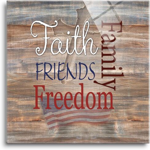 Faith Stronger Than Feelings Yellow Flower Fade 8 x 8 Glass Wall Hanging Sign in Saudi Arabia