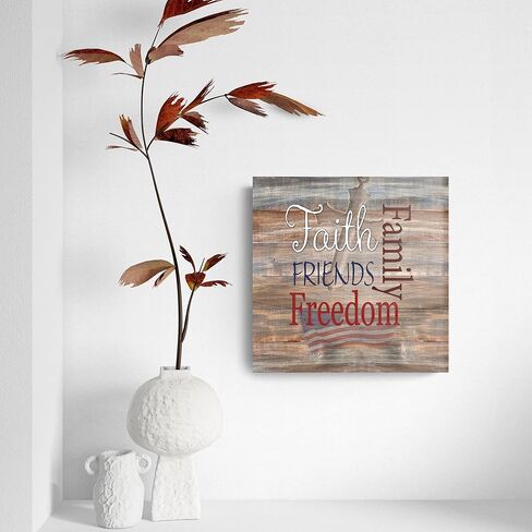 Faith Stronger Than Feelings Yellow Flower Fade 8 x 8 Glass Wall Hanging Sign in Saudi Arabia