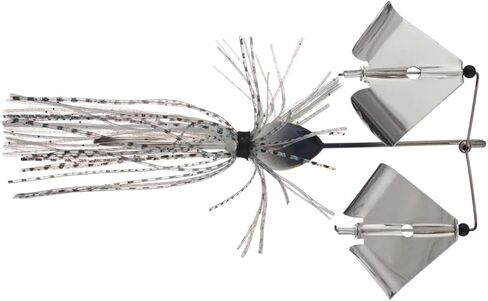 1/2 Oz Double Bladed Buzzbait Bass Fishing Jig Lure with Heavy-Duty Wire, Silicone Skirt & Pop-Rivet Collar in Kuwait