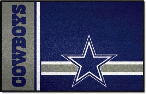 سجادة FANMATS NFL Dallas Cowboys المصنوعة من النايلون، مقاس 19 بوصة × 30 بوصة in Saudi Arabia