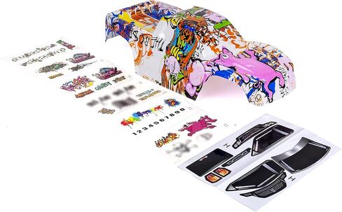 هيكل مخصص على شكل خنزير وردي على الجدران متوافق مع غطاء شاحنة Hoss 4X4 VXL 3S 4WD (الشاحنة غير متضمنة) H-PIG-01 in Saudi Arabia