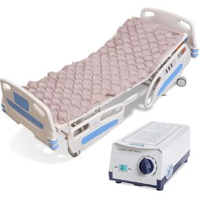 Alternating Air Pressure Mattress Pad for Bed Sores Prevention, Relief for Ulcers, Bubble Cells Medical Topper with Quiet Pump for Individuals in Short-Term at Hospital or Home in Saudi Arabia