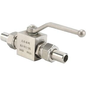 3/8" High Pressure Welded Sleeve Ball Valve 304 Stainless Steel Three-Piece Welded Ball Valve in Kuwait