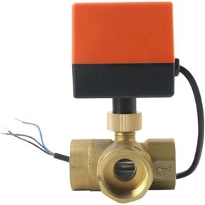 1PCS 1" Three-Way Ball Valve AC220V DC12V DC24V Ball Valve DN25 Valve(24VAC) in Kuwait