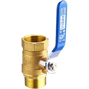 1/2" 3/4" 1" Brass Ball Valve Internal and External Wire Ball Valve Natural Gas Switch Tap Water Valve(1/2") in Kuwait