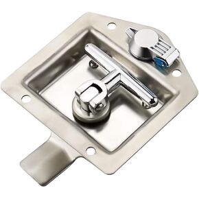 Stainless Steel Panel Lock Industrial Cabinet Lock Heavy-Duty Engineering Vehicle Vehicle Lock 1Pcs in Kuwait