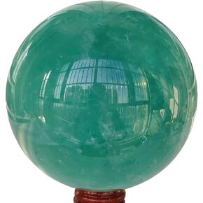 1 قطعة 1500-1600 جرام كرة فلوريت خضراء كرة كريستال كوارتز in Kuwait