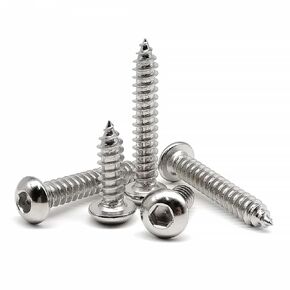 M2 M2.3 M2.6 4/5/6/8-16mm Allen Hexagon Socket Button Round Head Screw A2-70 304 Stainless Steel L=4-50mm 50Pcs(8mm,50pcs M2.6) in Kuwait