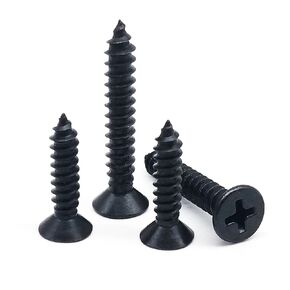 M1.7 M2 M2.2 4/5/6/8-20mm Black-zinc 304 A2 Stainless Steel Cross Flat Countersunk Head Screw 100Pcs(8mm,M2.2 100pcs) in Kuwait