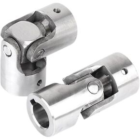 304 Stainless Steel Universal Joint Coupler D49L108 25/28/30mm Cross Single Coupling 1Pcs(D49L108-25) in Kuwait