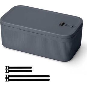 Medicine Lock Box, Small Lock Box with Code, for Secure Storage of Medications, Snacks, Electronics，Cash, Office Files & Travel Essentials and more, Includes Cable Tie in Kuwait