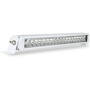 BIGLION.X شريط إضاءة LED أبيض 12 بوصة - 100 وات 11000 لومن صف واحد من شريط الضوء البحري مجموعة البقع والفيضانات - مقاوم للماء IP68 12V 24V للقوارب والشاحنات والطرق الوعرة والسيارات وسيارات الدفع الرباعي in Kuwait