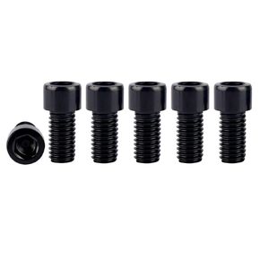 6Pcs Bike Screws M6x10 12 16 18 20 25 30 35mm Stainless Steel Socket Head Cap Allen Hex Bolt (Burnt Blue, M6 x20mm) in Kuwait