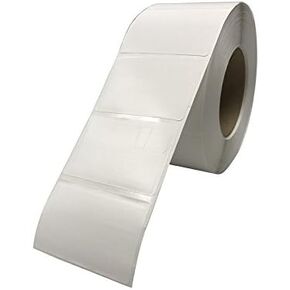Pattern Coated 3"X2" Tire Label for Thermal Transfer Printer- Actual Label Size 3"X2", Blank White Tire Label (Liner Perfed Between Labels), Write On Surface, 1,000 Labels Per Roll in Saudi Arabia