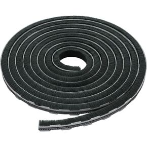 Brixwell Zipper Pile Weatherstrip - 100' Roll, 0.200" Pile Height, Zipper Weatherization Seal for Windows & Doors, Weatherstrip Replacement, Door Weather Seal, Gray Finish in Kuwait