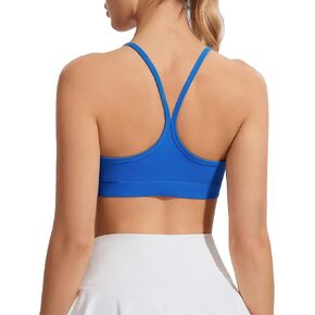 حمالات صدر رياضية من Y Back للنساء من Racerback ذات تأثير منخفض وحزام سباغيتي وحمالات صدر لليوجا وتمارين رياضية مع وسادات قابلة للإزالة in Kuwait