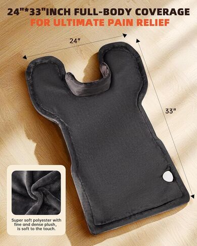 وسادة تسخين مملوءة بالجرافين للرقبة والكتف والظهر، هدايا عيد الأم للأمهات والأمهات المسنات، وسادة حرارية لأكتاف الرقبة الكهربائية لتخفيف الآلام، معتمدة من ETL in Kuwait