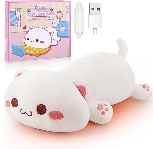 14'' Capybara Electric Heating Pad for Period Cramps,Capybara with a Hot Soft Belly USB Powered, Menstrual Heating Pad Neck Shoulder Pain Relief, Birthday Gift for Daughter Wife Period Heating Pad in Saudi Arabia
