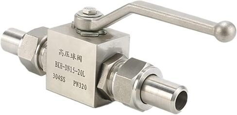 3/8" High Pressure Welded Sleeve Ball Valve 304 Stainless Steel Three-Piece Welded Ball Valve in Kuwait