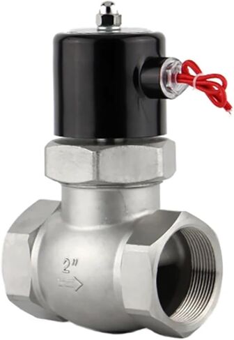 1PCS 2-inch high Temperature Stainless Steel steam Solenoid Valve Normally Closed Two-Way Internal Thread Solenoid Valve 220V 24V 12V(G_110VAC) in Kuwait
