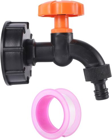 1/2" Thread Adapter S60 IBC Tank Water Tank Aquarium Tap Replacement Drainage Fitting Garden Irrigation Water Supply Valve(As Photo shows-03) in Kuwait
