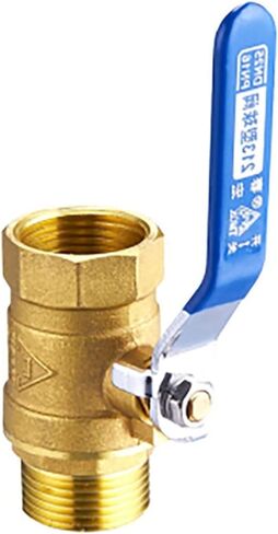 1/2" 3/4" 1" Brass Ball Valve Internal and External Wire Ball Valve Natural Gas Switch Tap Water Valve(1/2") in Kuwait