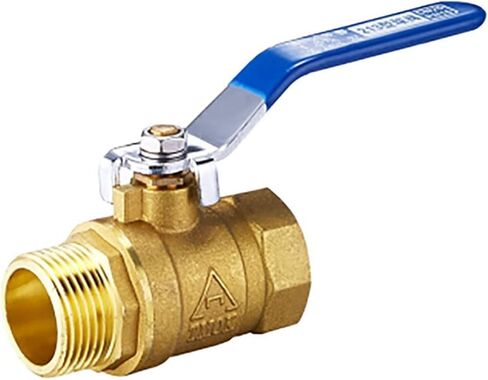 1/2" 3/4" 1" Brass Ball Valve Internal and External Wire Ball Valve Natural Gas Switch Tap Water Valve(1/2") in Kuwait