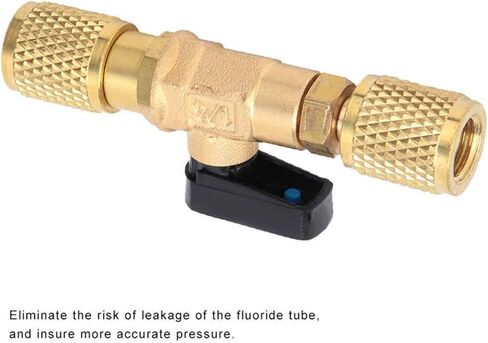 G1/4 '' النحاس التبريد الكرة صمام محول المبردات الكرة صمام موصل in Kuwait